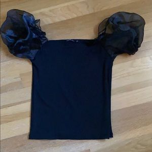 Puff sleeve top